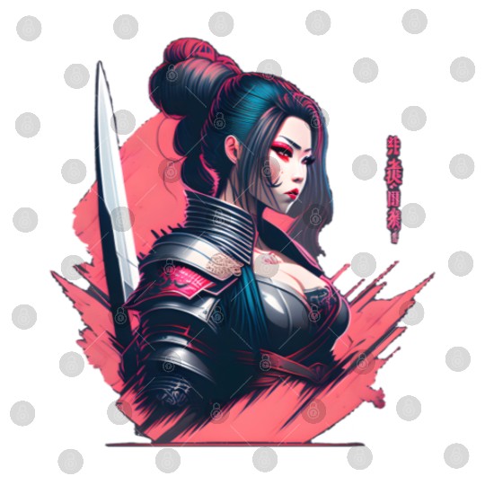 Cyberpunk Samurai Cyberpunk Digital Files