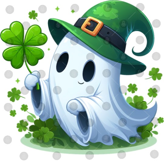 St. Patrick's Day Ghostly Charm Digital Files