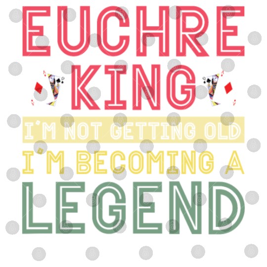 Euchre card funny euchre king Digital Files