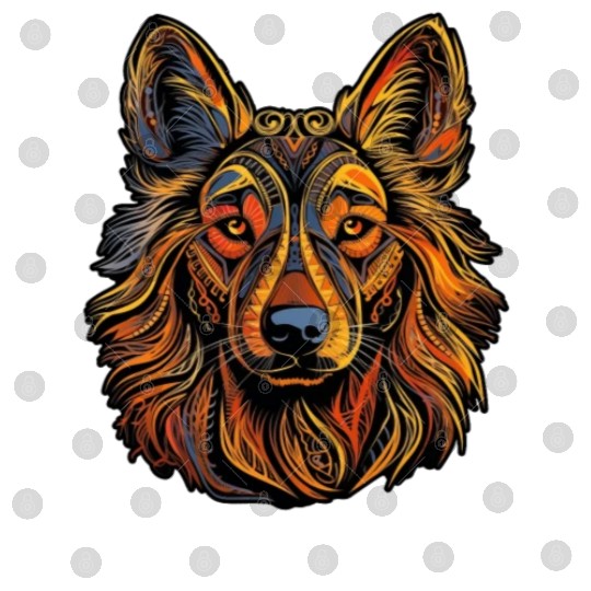 German Shepherd Funny Dog Halloween Costume Trick Digital Files