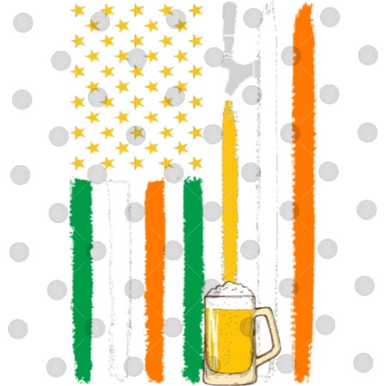 American Irish Flag Beer Digital Files