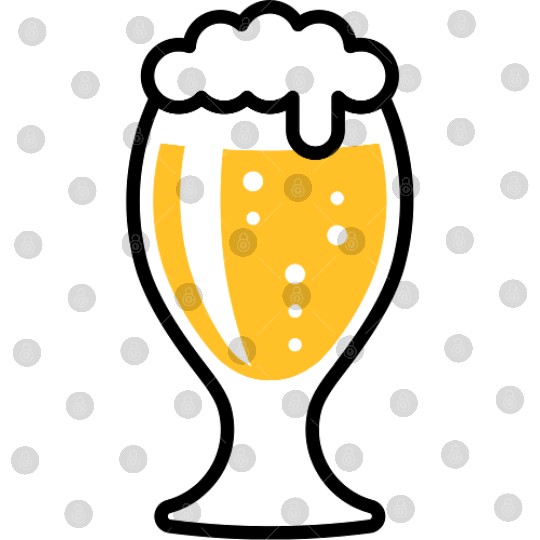 Pilsner Glass Bulbous (Beer Drinker / Pils / 2C) Digital Files
