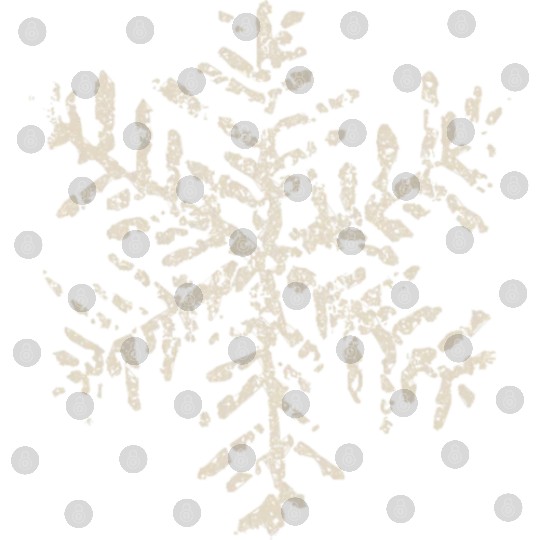 Vintage Snowflake Winter Holiday Gifts Creme Digital Files