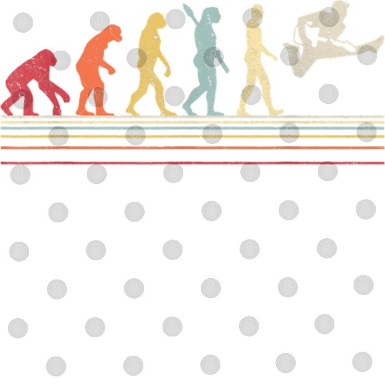 Funny Guitar Digital Files Retro Vintage Evolution