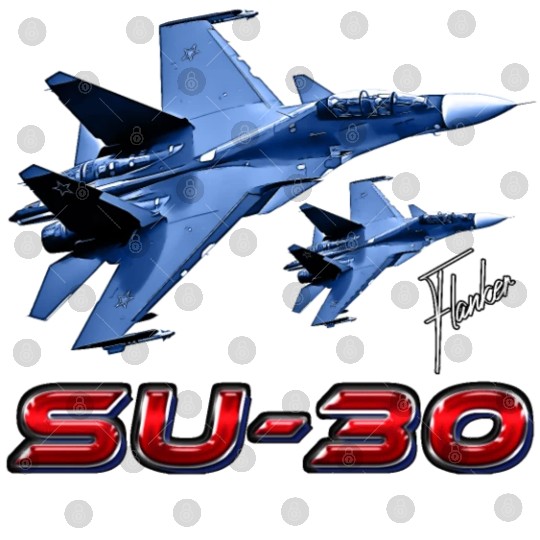 Sukhoi SU-30 Flanker Russian Fighterjet Digital Files