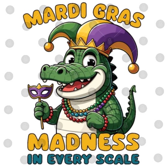 Mardi Gras Crocodile Masquerade Lover Digital Files