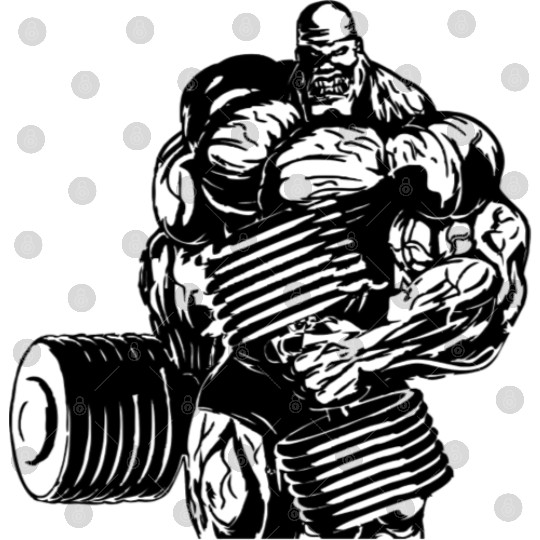 Bodybuilding Gym Muscle Dumbbell Man Digital Files