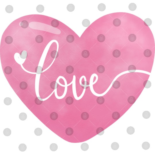 Pink heart Digital Files