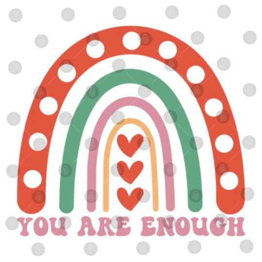 "You are enough" - Positive mindset message Digital Files