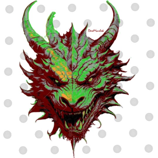 dragon green Digital Files