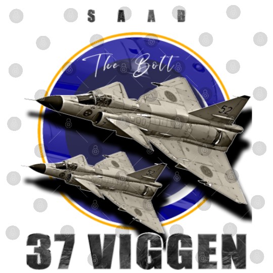 Saab 37 Viggen Swedish Multi Combat Aircraft Digital Files