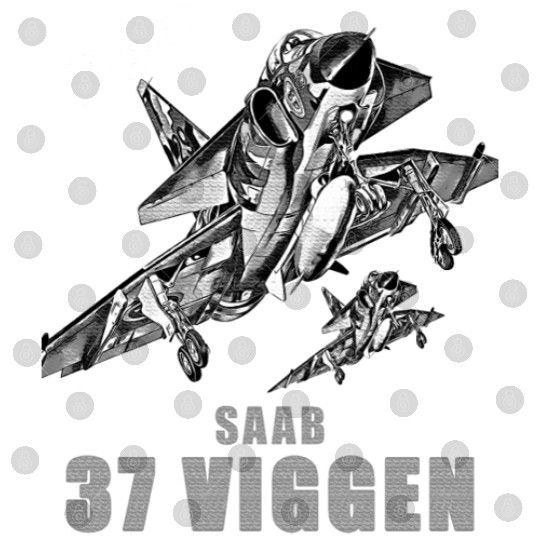 Saab 37 Viggen Swedish Multi Combat Aircraft Digital Files