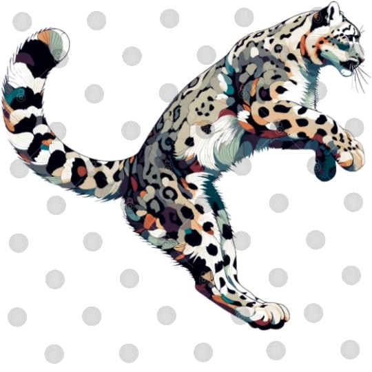 Snow Leopard Leopard White Leopard Digital Files