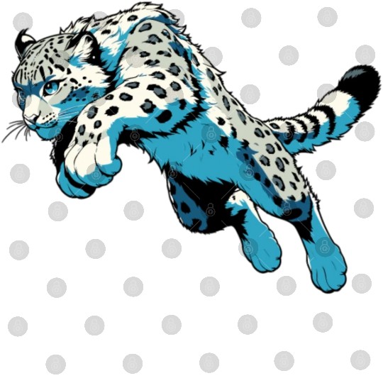 Snow Leopard Leopard White Leopard Digital Files