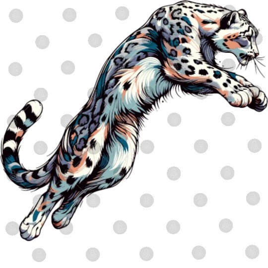 Snow Leopard Leopard White Leopard Digital Files