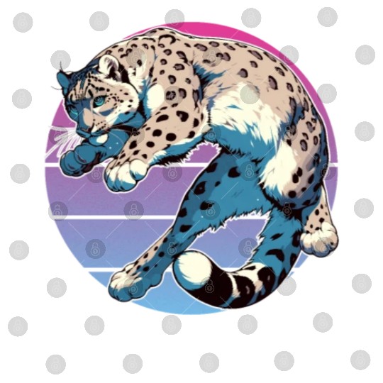 Snow Leopard Leopard White Leopard Digital Files