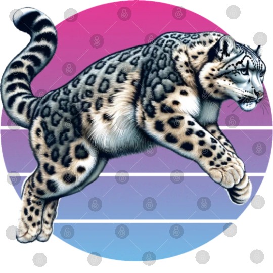 Snow Leopard Leopard White Leopard Digital Files