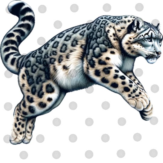 Snow Leopard Leopard White Leopard Digital Files