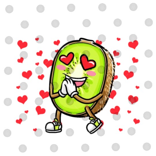 Kiwi Is My Valentine Fruit Valentines Day Digital Files