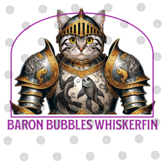 Pisces Cat Knight - Zodiac Astrology Fish Armor Digital Files