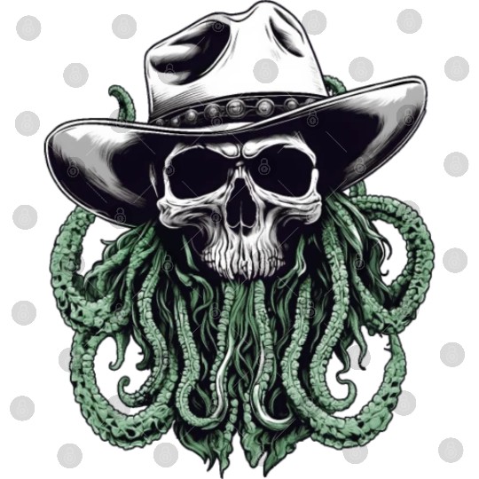Skull and Tentacles - Weird Wild West Fusion Digital Files