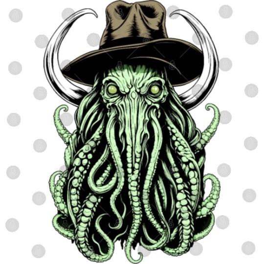 Bizarre Fusion: Cowboy Hatting Cow Cthulhu Digital Files
