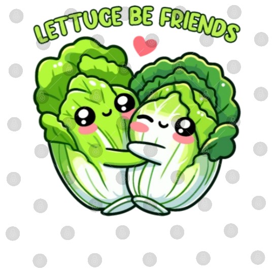 Lettuce Be Friends | Vegan Food Digital Files