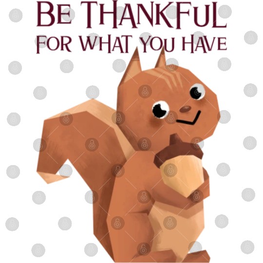 Thanksgiving Chipmunk Be Thankful Digital Files