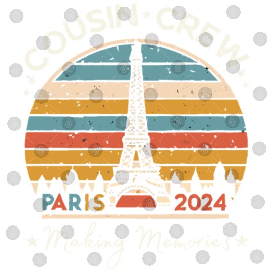 Cousin Crew Paris France Making Memories 2024 Digital Files