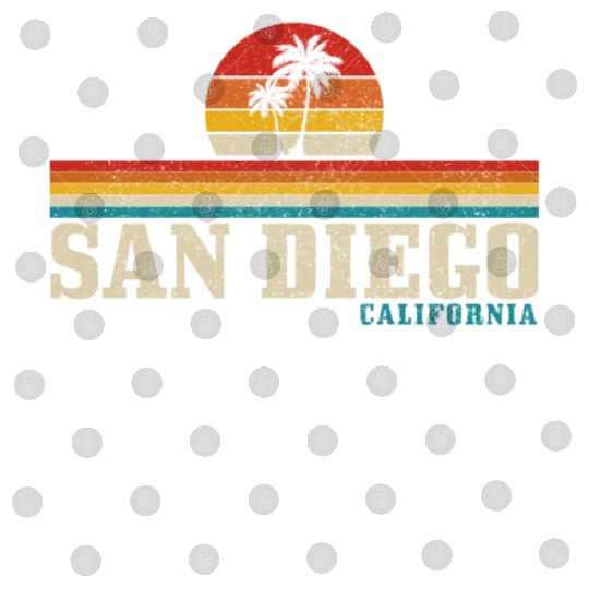 San Diego California Vintage Souvenir Digital Files