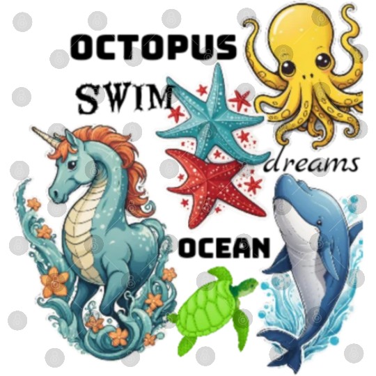 Deep ocean life Digital Files