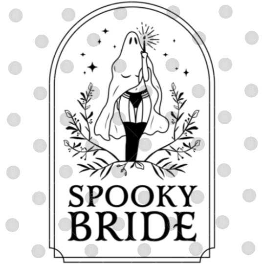 Spooky Bride Bachelorette Party Bridal Party Digital Files
