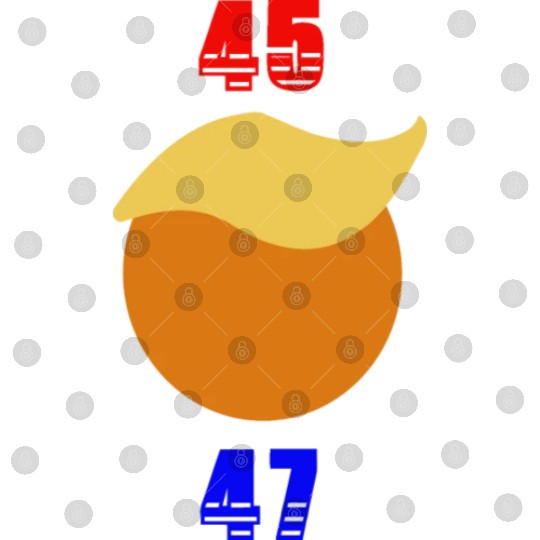 Support Donald J. Trump. 45 47 Trump Hair. Digital Files