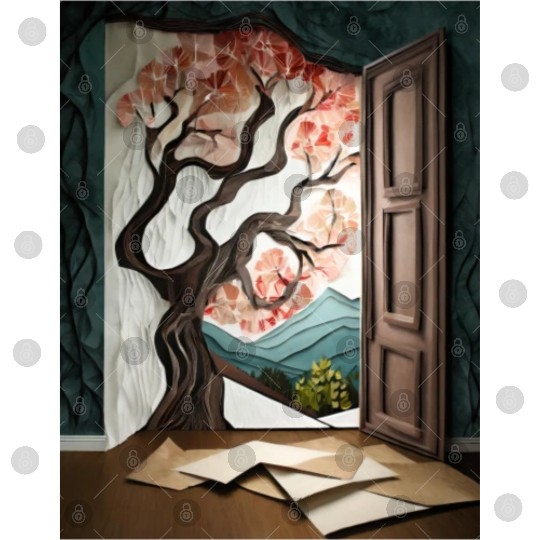 Firefly Dark room with near window with tree 85837 Digital Files