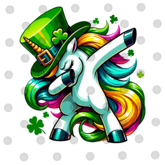 St Patricks Day Girls Women Unicorn Lepricorn Digital Files