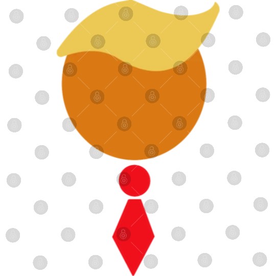 Support Donald J. Trump. Trump Hair-Red Tie Logo Digital Files