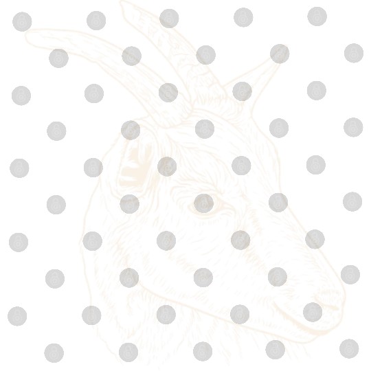 Goat Head - Line Art Digital Files