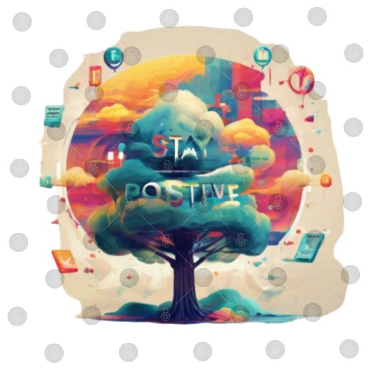 Stay positive Digital Files