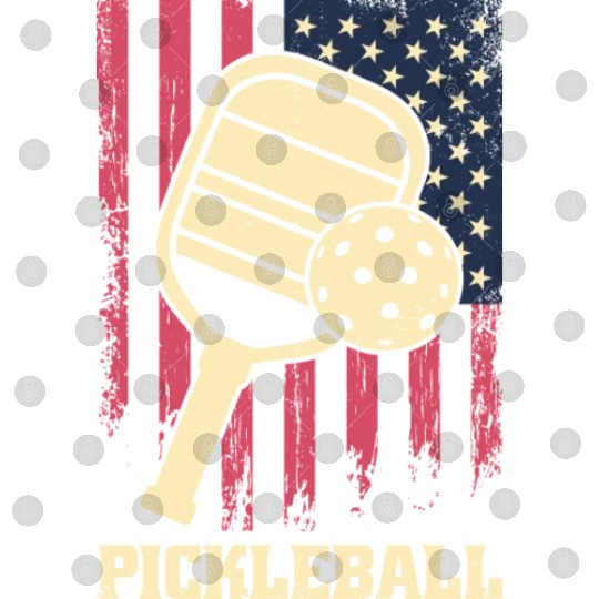 Patriotic Pickleball Passion Digital Files
