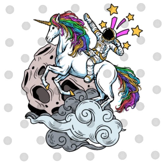 Unicorn Astronaut – Fantastic Rainbow Design Digital Files