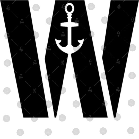 Wanchor W Anchor Essential,Hunter, pirate, ship Digital Files