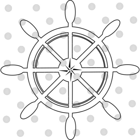 Ship's Wheel, nautical star & cardinal directions Digital Files