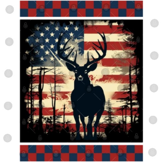 Ripped American Flag Woodland Camo Underlayer Digital Files