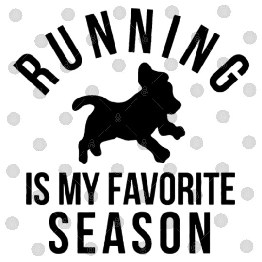 Running is My Favorite Season Jack Russell Dog Digital Files