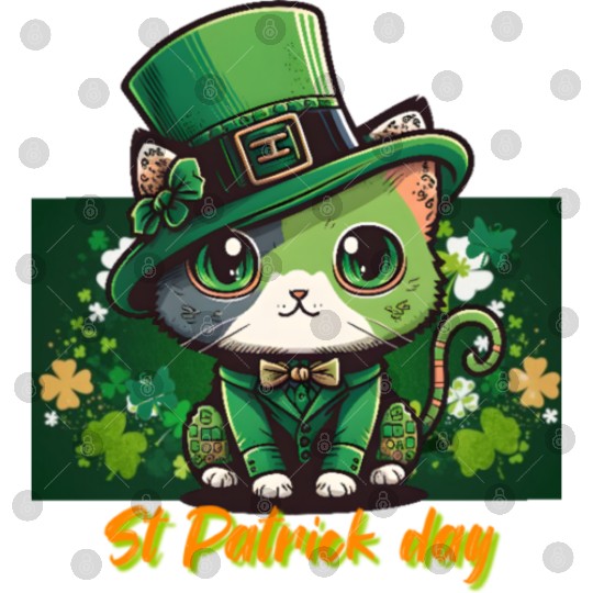 Shamrock spirit st Patrick's day Digital Files design.