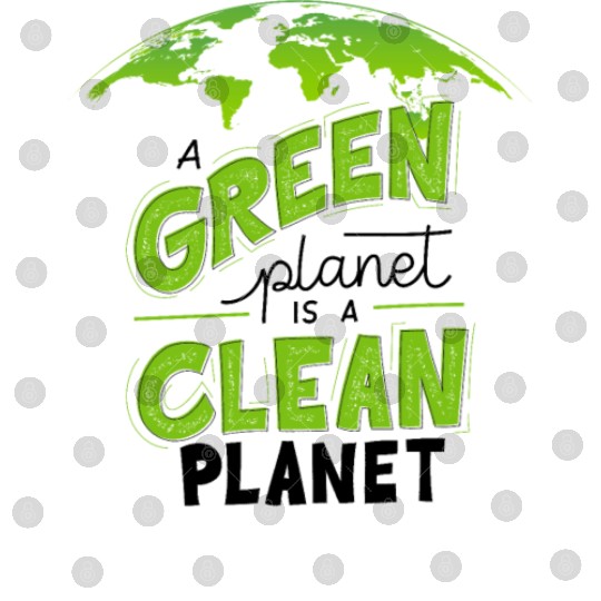 Eco-Friendly Earth Green Clean Design Digital Files