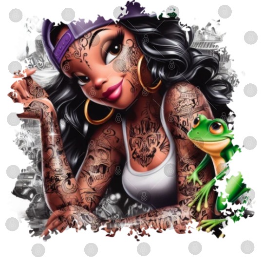 Street Style Hip Hop Girl Rapper Digital Files