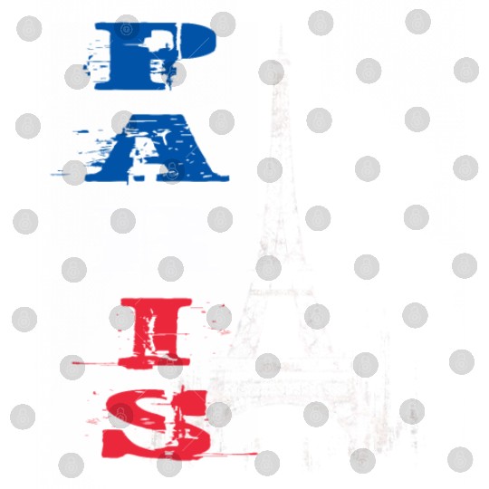 Eiffel Tower Grunge Silhouette Digital Files