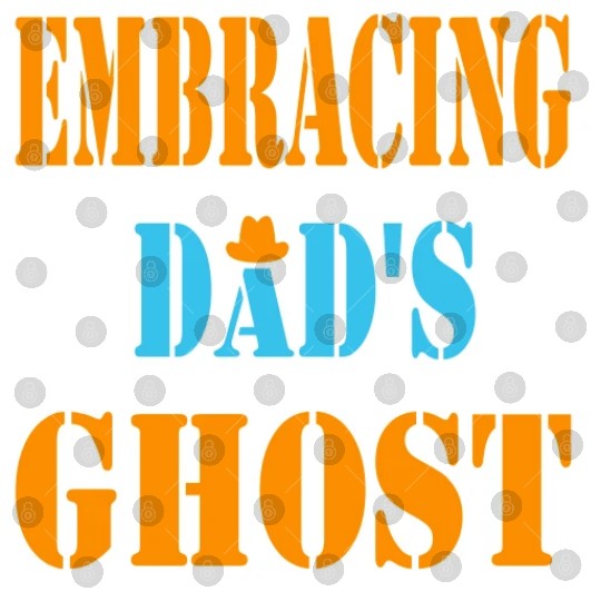 Typography Digital Files design Embracing Dad s Ghost