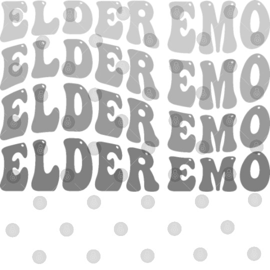 Elder EMO Multi Word Groovy Style Digital Files